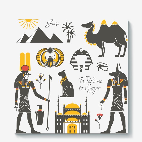 Холст «ДРЕВНИЙ ЕГИПЕТ "ANCIENT EGYPT"»
