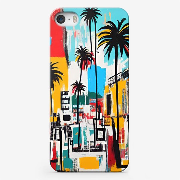 Чехол iPhone «Городские пальмы»