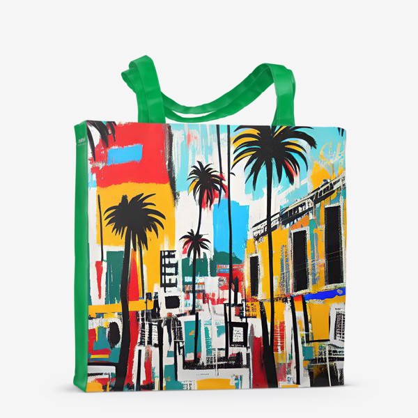 Сумка-шоппер «Городские пальмы»