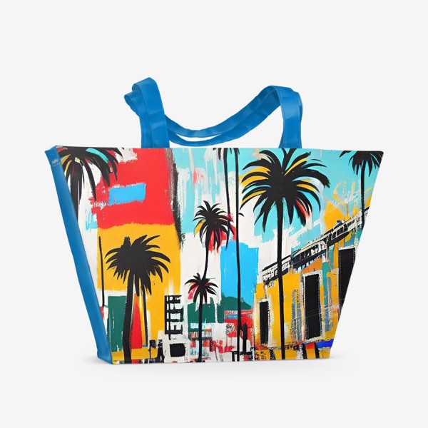 Пляжная сумка &laquo;Городские пальмы&raquo;