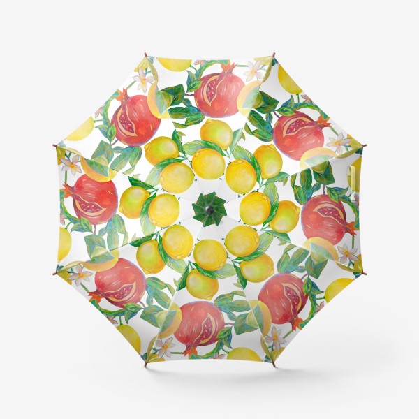 Зонт «Лимоны и Гранаты»