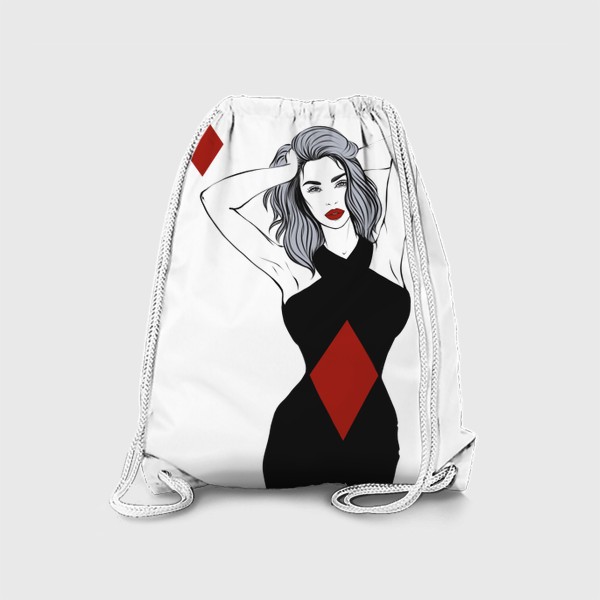 Рюкзак «Дама бубновая»