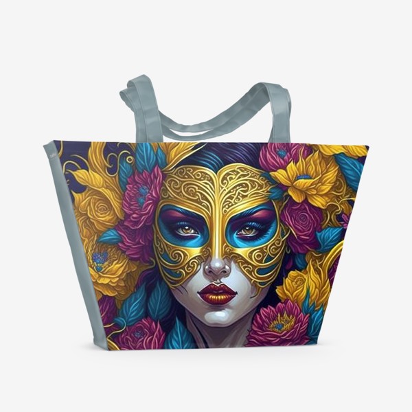 Пляжная сумка «Венецианская маска»