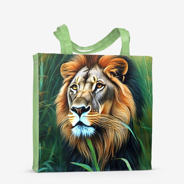 Сумка-шоппер «Лев в джунглях»