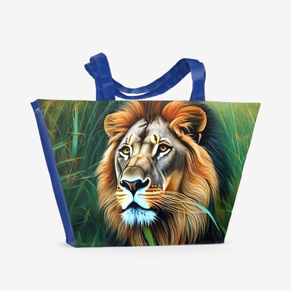 Пляжная сумка &laquo;Лев в джунглях&raquo;
