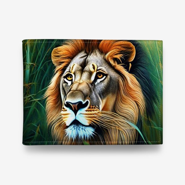 Кошелек «Лев в джунглях»