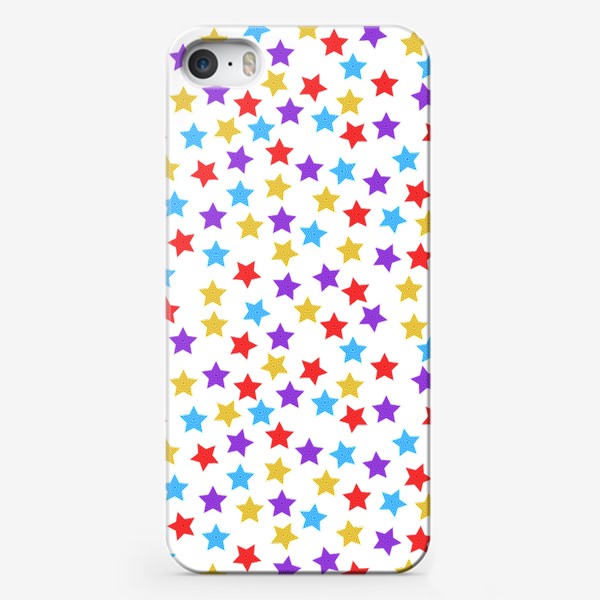 Чехол iPhone «Разноцветные звезды. »