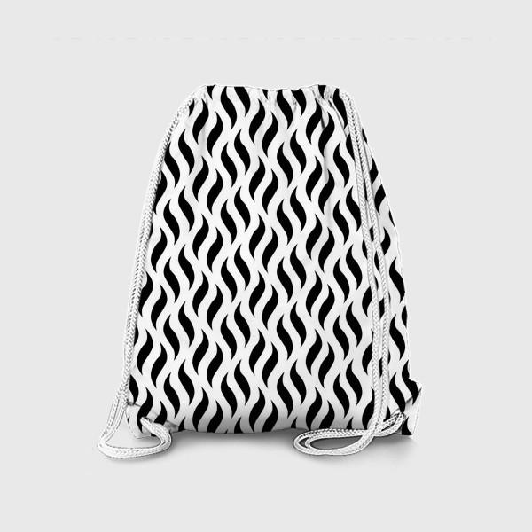 Рюкзак «Черно-белый графический паттерн»