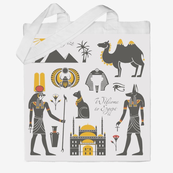Сумка хб «ДРЕВНИЙ ЕГИПЕТ "ANCIENT EGYPT"»