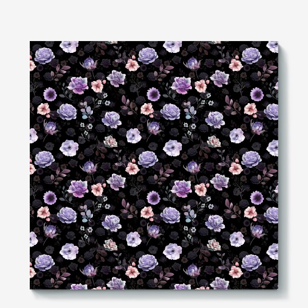 Холст «Фиолетовые цветы»