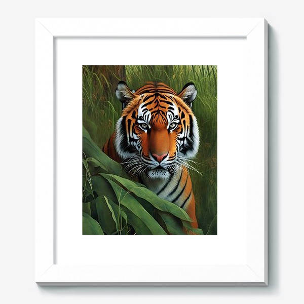 Картина «Тигр в зарослях»