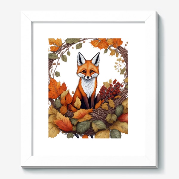 Картина «Осенняя лисичка»