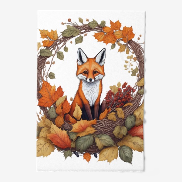 Полотенце «Осенняя лисичка»