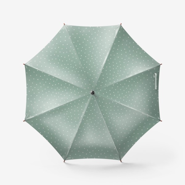 Зонт «Горошек. Абстрактный ретро-принт с точками. Полька дот»