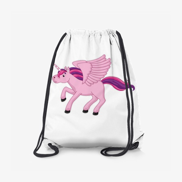 Рюкзак «Розовый единорог-пегас»