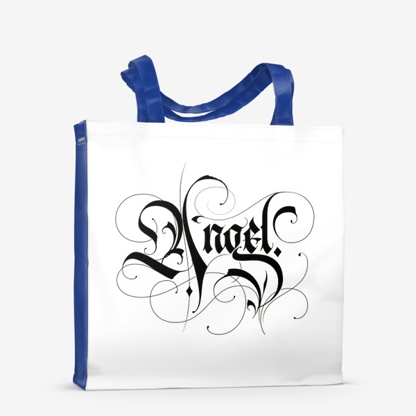 Сумка-шоппер «Готическая надпись Ангел»