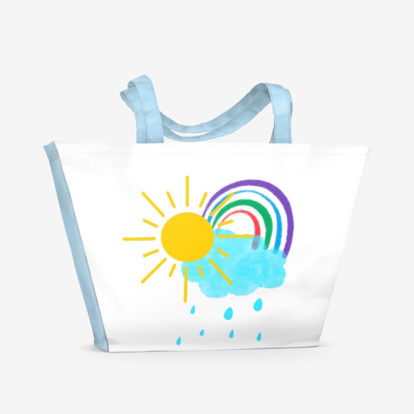 Пляжная сумка «Погода на душе»