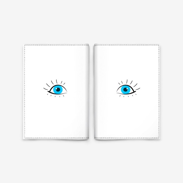 Обложка для паспорта «Твои голубые глаза :)»