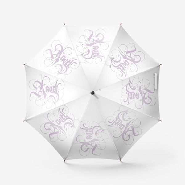 Зонт «Готическая надпись Angel»