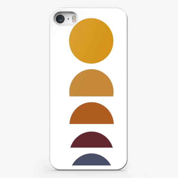 Чехол iPhone «Минималистический закат солнца»