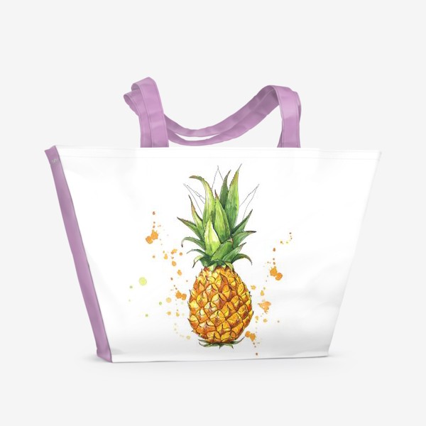 Пляжная сумка «Сочный ананас»