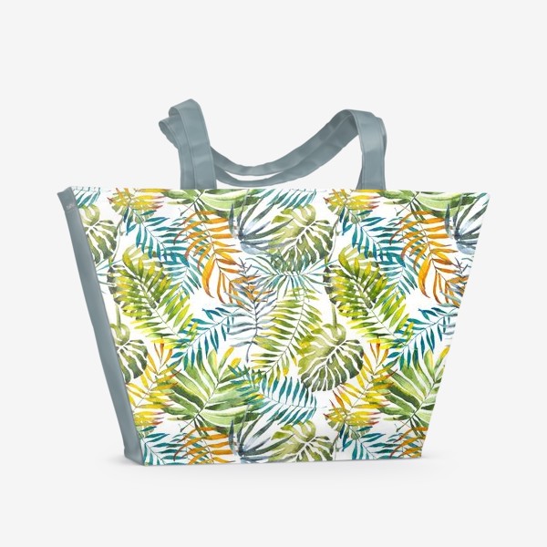 Пляжная сумка «Тропики (паттерн 1)»