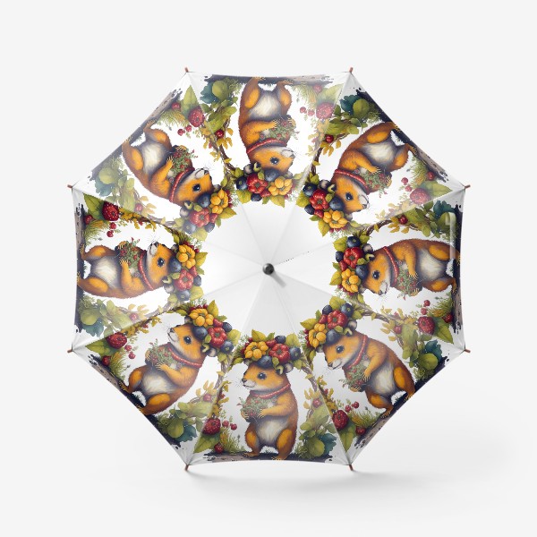 Зонт «Иллюстрация Запасливый суслик»