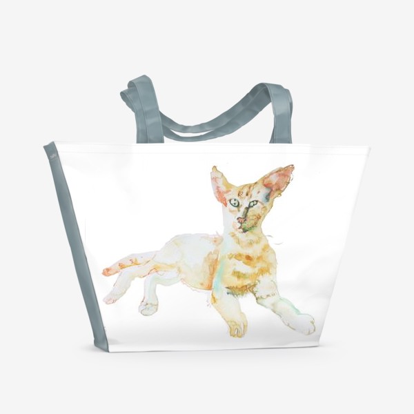 Пляжная сумка «Совершенно Летний Котик»