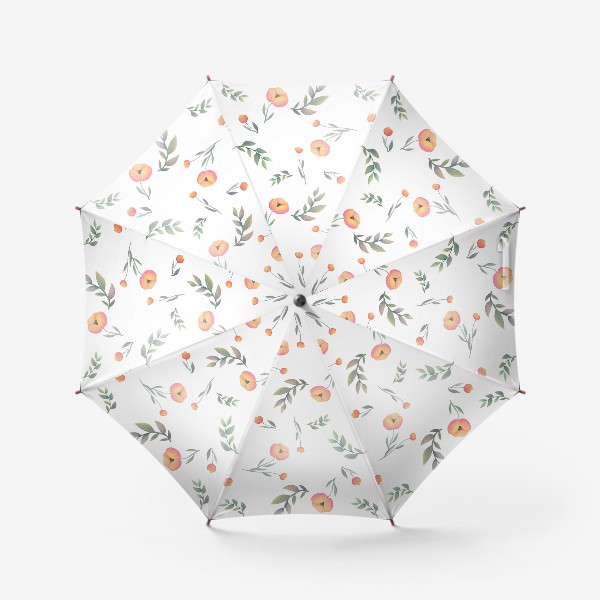 Зонт «Акварельые цветы»