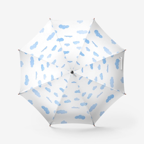 Зонт «акварельный голубой принт для детей»