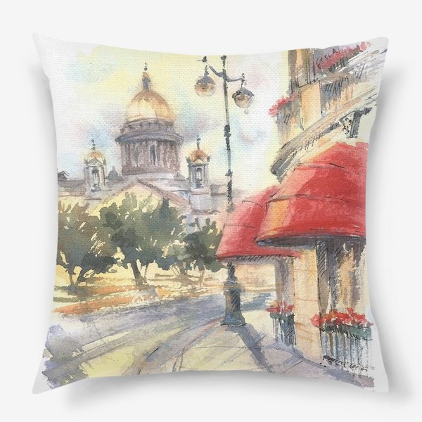 Подушка «Исаакиевский собор, Петербург»