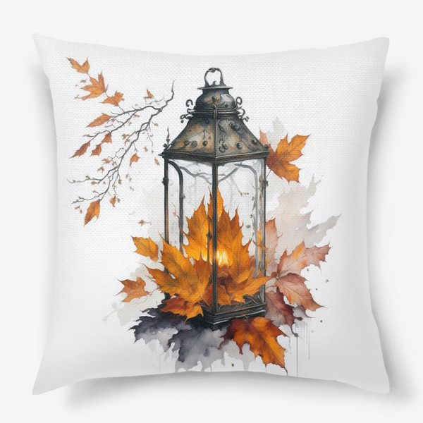 Подушка «Осенний фонарик»