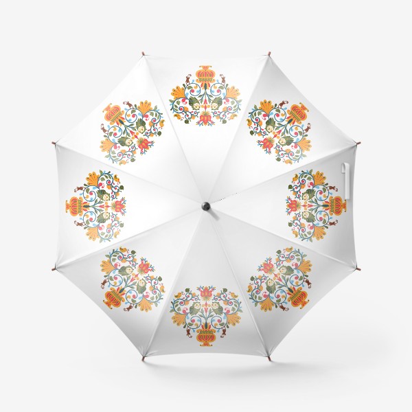Зонт «Средневековые совы. По мотивам северных росписей»