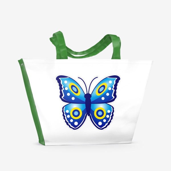 Пляжная сумка «Синяя бабочка»