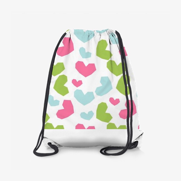 Рюкзак «Разноцветные сердечки»