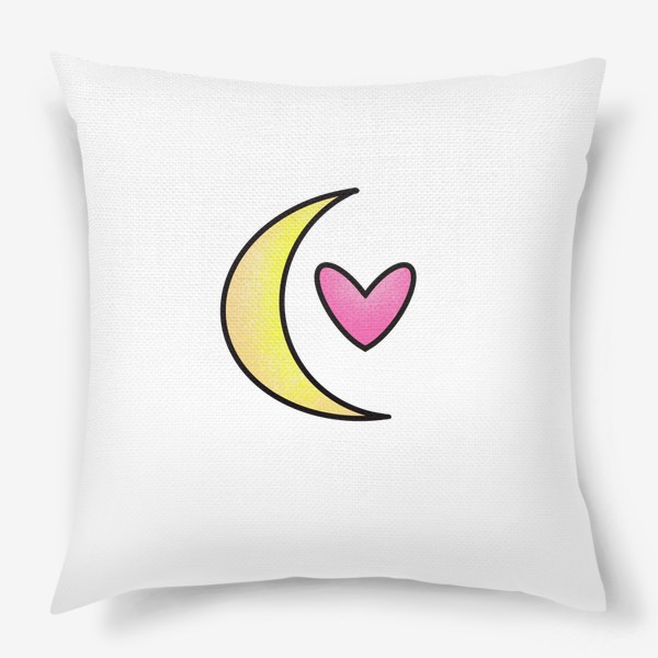 Подушка «Луна любовь»