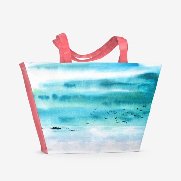 Пляжная сумка «Зеленая медитация»