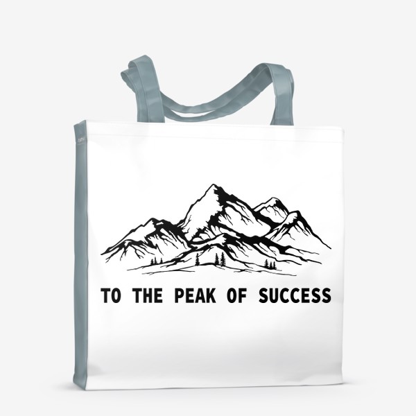 Сумка-шоппер «Горы , путешествие, альпинизм»