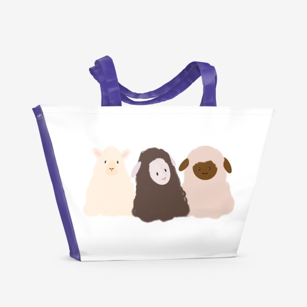 Пляжная сумка «Овечки :)»
