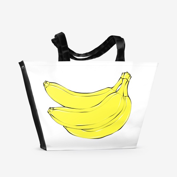 Пляжная сумка «Сочные бананы»