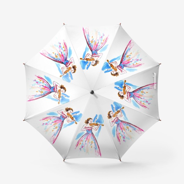 Зонт «Девушка-скрипачка»
