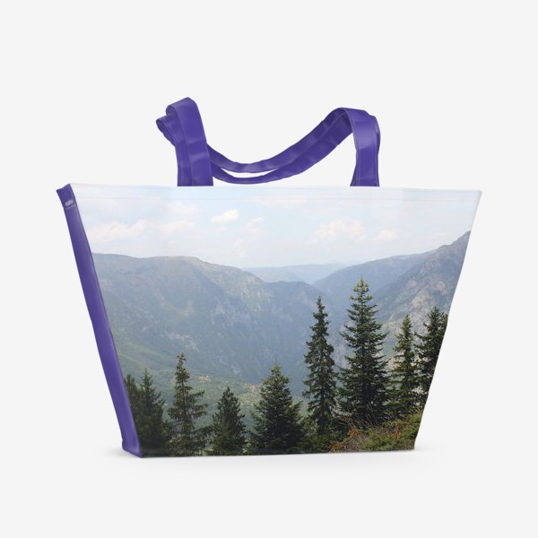 Пляжная сумка «Лес и Горы. »
