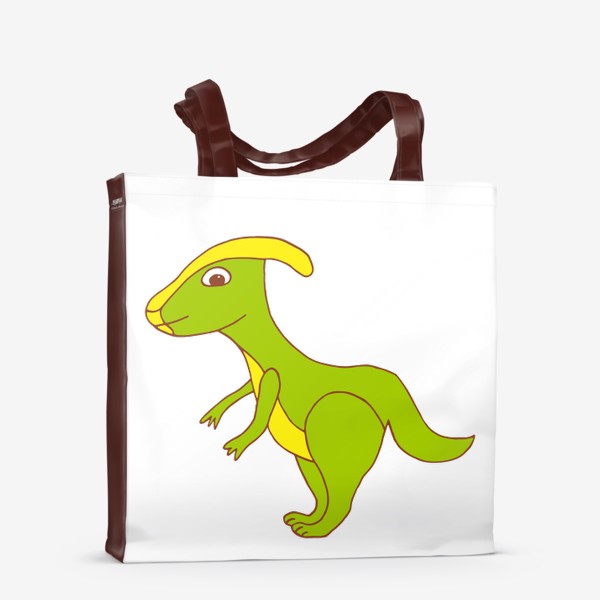 Сумка-шоппер «динозавр паразауролоф»