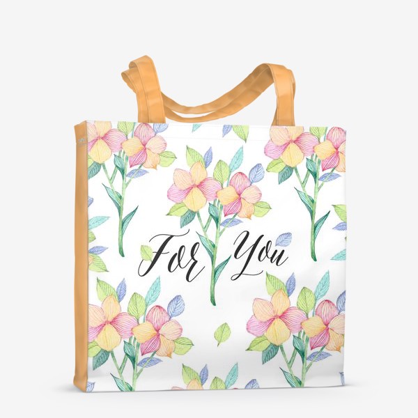 Сумка-шоппер «Цветы for you!»