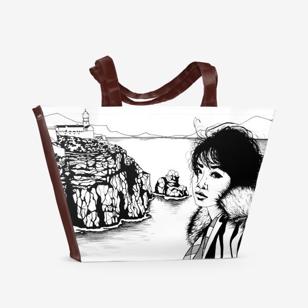 Пляжная сумка «Море, море»
