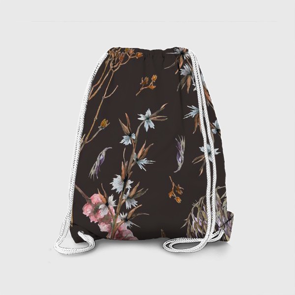 Рюкзак «Сухие цветы и травы. Зимний букет»