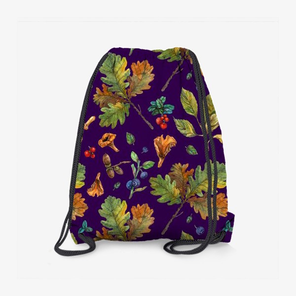Рюкзак «Осенние листья, грибы и ягоды»