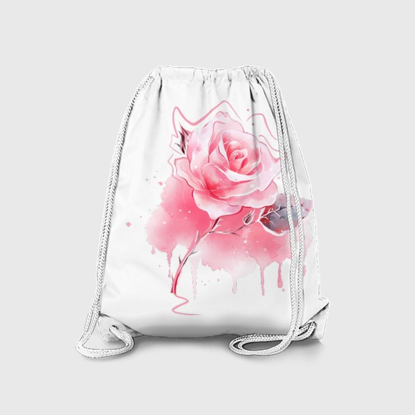Рюкзак «Акварельная роза. »