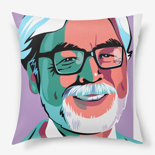 Подушка «Hayao Miyazaki»