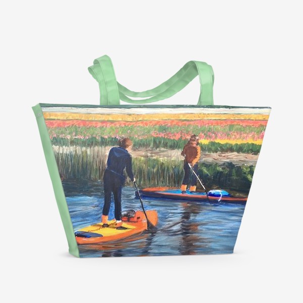 Пляжная сумка «Тюльпания»
